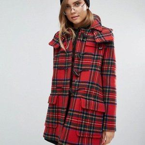 ISO Gloverall Tartan Coat